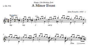A Minor Event