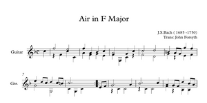 Air in F Major and Ecossaise in G Major
