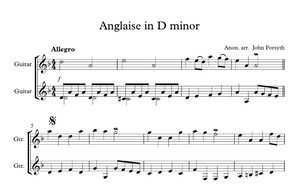 Anglaise in D Minor