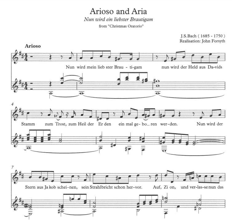 Arioso and Aria