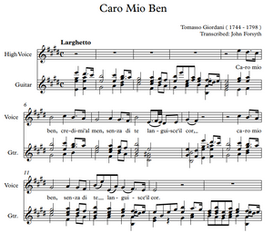 Caro Mio Ben