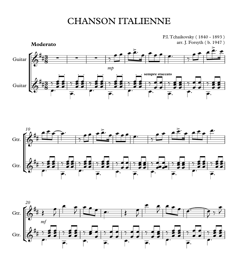 Chanson Italienne