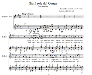 Gia il sole dal Gange