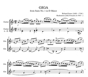 Giga in D Minor