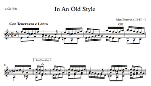 In an Old Style