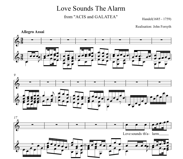 Love Sounds the Alarm
