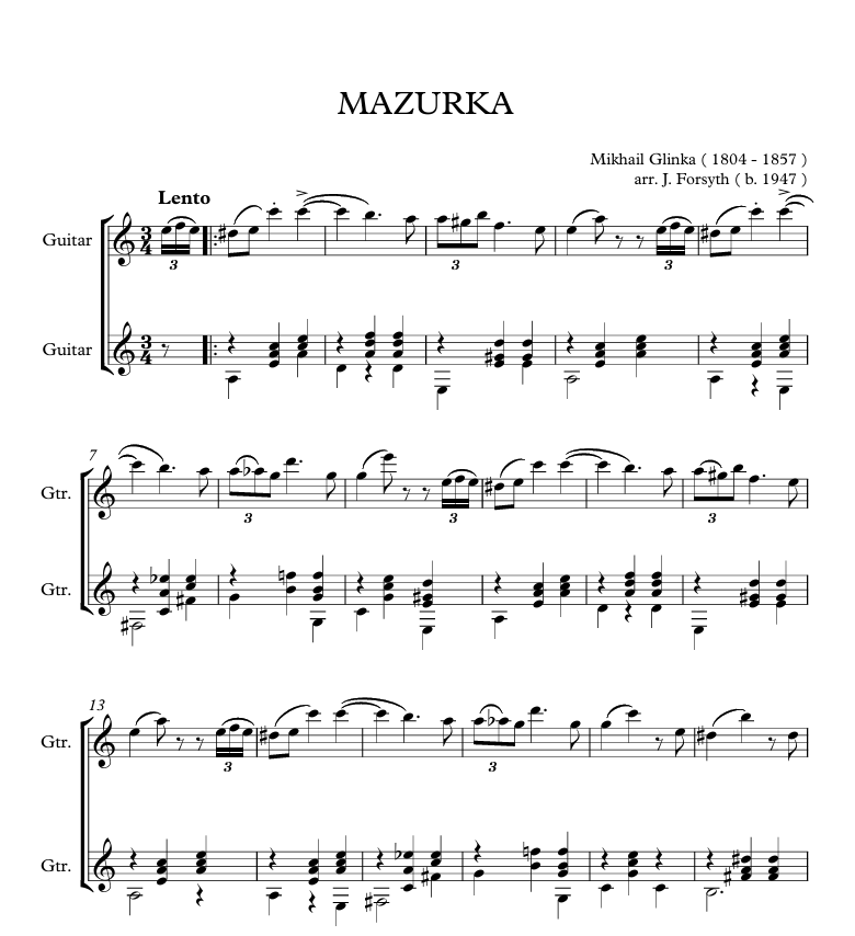 Mazurka