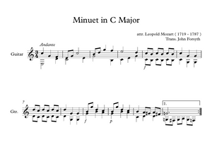 Minuet C Major Leopold Mozart