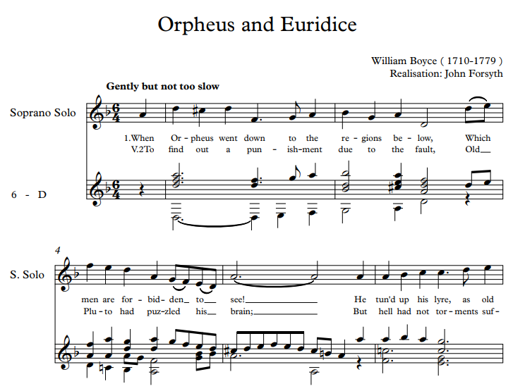 Orpheus and Euridice