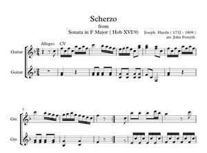 Scherzo from Sonata in F Major