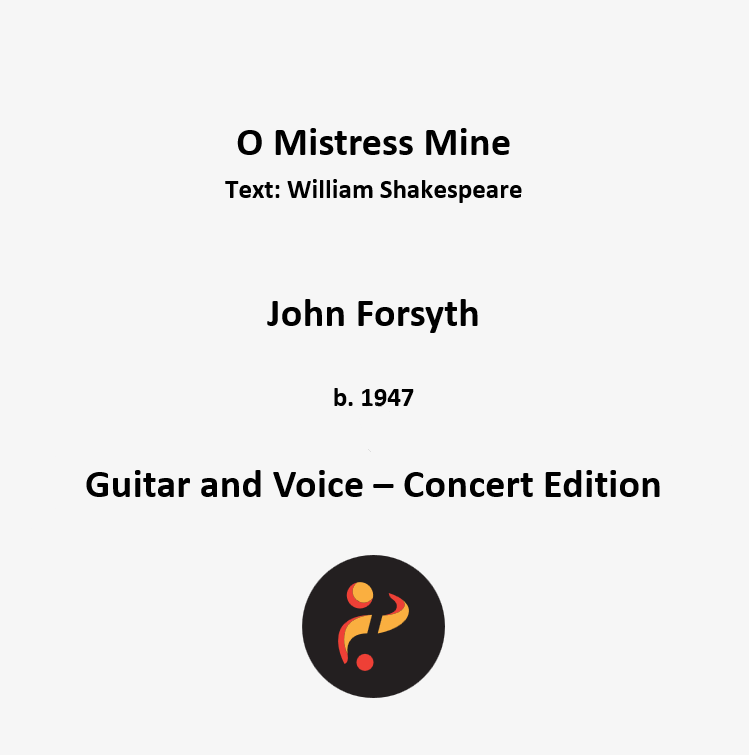 O Mistress Mine