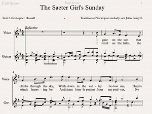 The Saeter Girl's Sunday