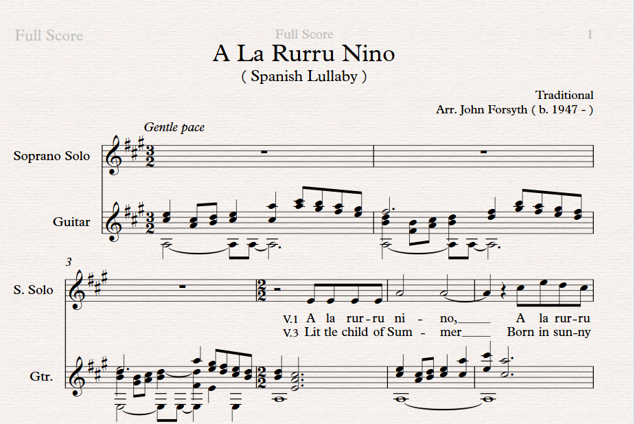 A La Rurru Nino