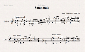 Sarabande