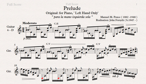 Prelude - Ponce