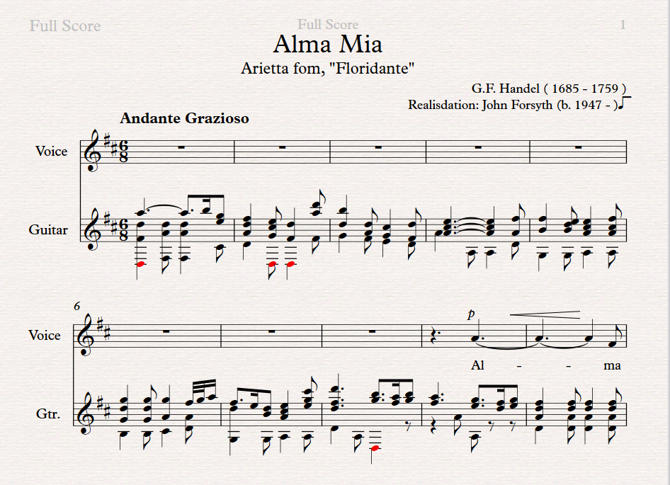Alma Mia ( from 'Floridante')