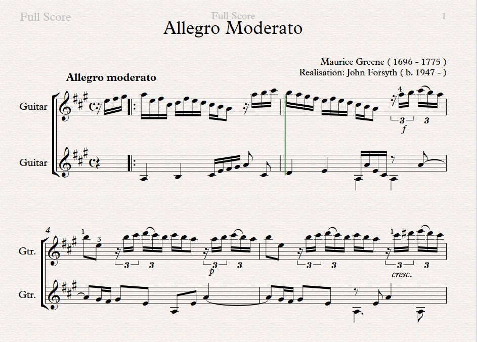 Allegro Moderato