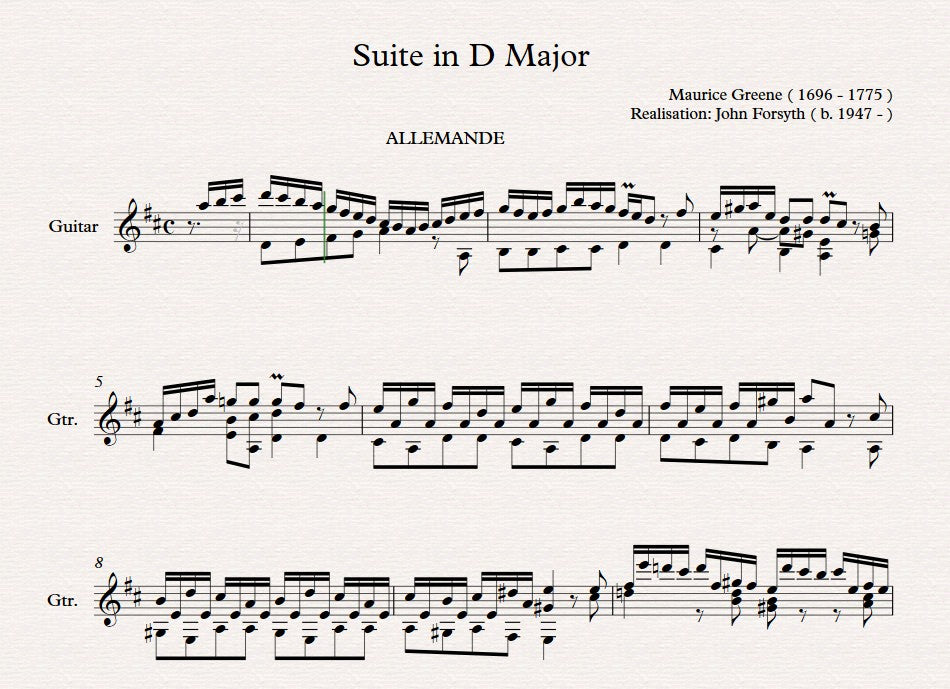 Suite in D Major