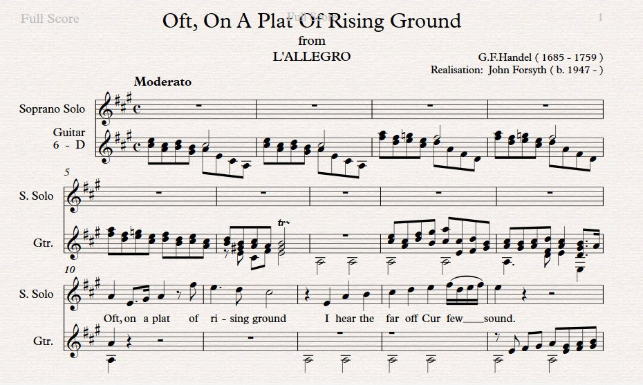 Oft, On a Plat' of Rising ground
