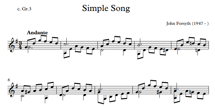 Simple Song