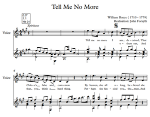Tell Me No More