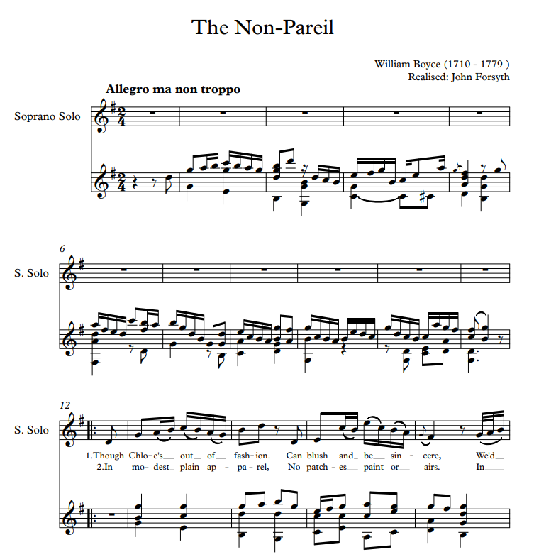 The Non Pareil