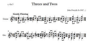 Threes and Twos