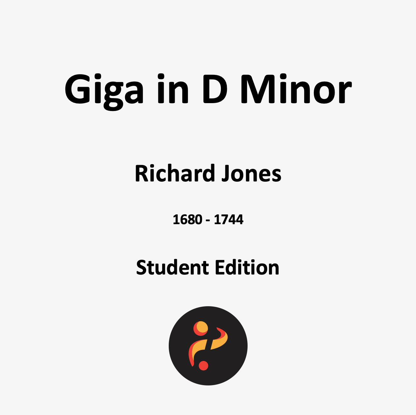 Giga in D Minor